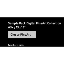 Sampel Pack A3+, Glossy Fine Art Hahnemühle