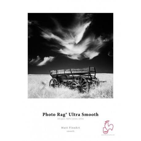 Photo Rag Ultra Smooth 305 gsm. 24" Rolle , Hahnemühle Fine Art